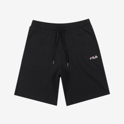 Fila Regular Fit Small Linear Logo - Naisten Shortsit - Mustat | FI-85118